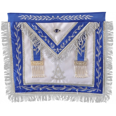 AVENTAL RITO DE YORK AMERICANO Luxo Past Master Cetim