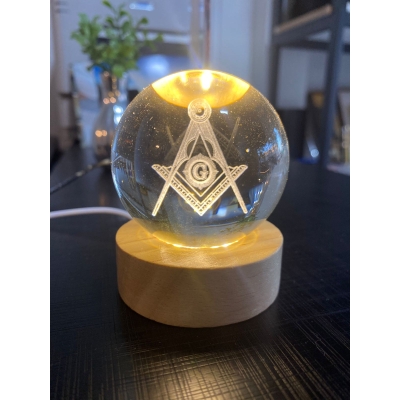 Luminária de vidro