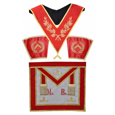 Conjunto COMAB Venerável Mestre Punho Bordado