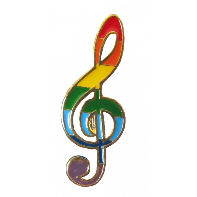 BT Arco-íris Nota Musical