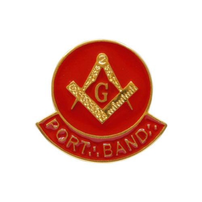 Porta Bandeira - Esquadro e Compasso Vermelho