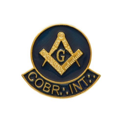 Boton Porta Estandarte - Esquadro e Compasso Azul