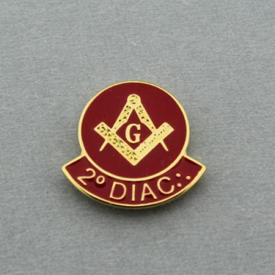 BT 2º Diácono - Esquadro e Compasso Vermelho